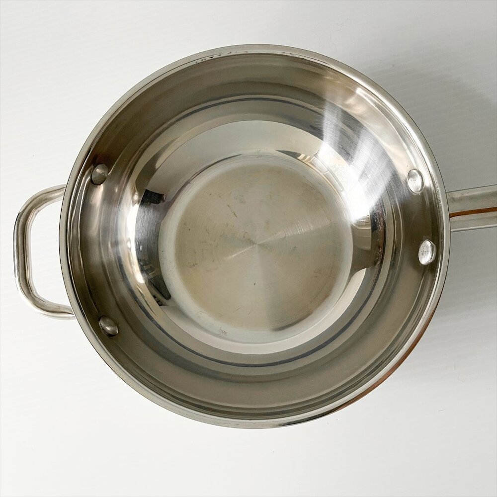 Wolfgang Puck Cafe Collection 10” Wok Stir Fry Pan 18/10 Stainless Steel